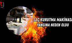 Çıkan Yangında Ev Maddi Hasara Uğradı