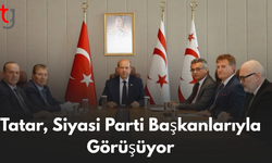 Tatar, siyasi parti başkanlarıyla görüşüyor