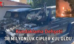 Kundaklama Dehşeti: 30 Milyonluk Cipler Kül Oldu