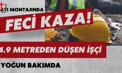 Çatı Montajında Feci Kaza: 4.9 Metreden Düşen İşçi Yoğun Bakımda