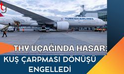 THY Uçağında Hasar: Kuş Çarpması Dönüşü Engelledi