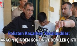 Polisten Kaçarken Yakalandılar: Aracın İçinden Kokain ve Deliller Çıktı