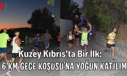 Kuzey Kıbrıs’ta Bir İlk: 6 Km Gece Koşusu’na yoğun katılım
