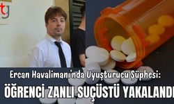 Ercan Havalimanı'nda Uy**turucu Şüphesi: Öğrencİ Zanlı Suçüstü Yakalandı