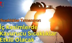 Sıcaklıklar Tırmanıyor: İç Kesimlerde Kavurucu Sıcaklıklar Etkili Olacak