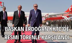 Başkan Erdoğan KKTC’de Resmi Törenle Karşılandı