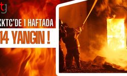 KKTC’de 1 haftada 14 yangın
