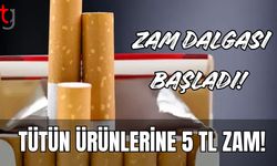 Zam Dalgası Başladı! Tütün Ürünlerine 5 TL Zam!