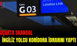 İngiliz yolcunun koridora idarını yapması acil inişe neden oldu