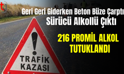 İskele’de Alkollü Sürücü Beton Büze Çarptı: Tutuklandı