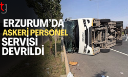 Askeri personel sevisi devrildi: 12'si asker 13 yaralı
