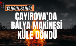Çayırova’da Tarla Yangını: Balya Makinesi Küle Döndü