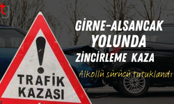 Girne-Alsancak Yolunda Kaza: Alkollü Sürücü Trafiği Felç Etti
