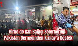 Pakistan Kültür ve Dayanışma Derneği’nden Kızılay’a Kan Bağışı Desteği