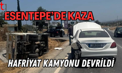 Esentepe’de Salon Araç ile Kamyon Çarpıştı