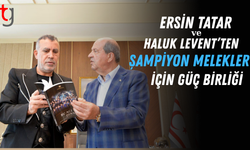 Cumhurbaşkanı Ersin Tatar Haluk Levent'i Kabul Etti