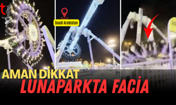 Eğlence aracı ortadan ikiye kırıldı, çok sayıda yaralı var