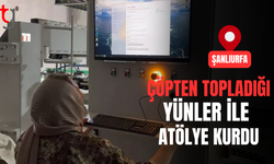 Şanlıurfalı ev hanımı, yünleri toplayıp atölye kurdu