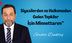 Serdar Denktaş’tan Teşekkür Mesajı