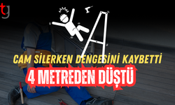 LEFKOŞA’DA CAM SİLERKEN DÜŞTÜ: BEL VE OMUR KEMİKLERİ KIRILDI