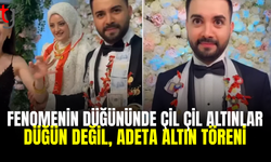 Kadir Ezildi'nin görkemli düğününde adeta altın yağdı