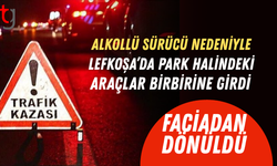 Lefkoşa’da Zincirleme Kaza: Alkollü Sürücü Tutuklandı