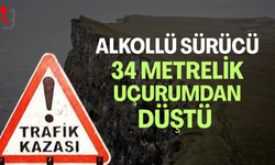 Alevkayası Yolu’nda Alkollü Sürücü Uçuruma Yuvarlandı