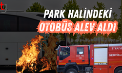 Girne’de Otobüs Yangını: Motor Bölümü ve Arka Kısım Tamamen Yandı