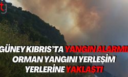 Güney Kıbrıs’ta Yangın Alarmı: Orman Yangını Yerleşim Yerlerine Yaklaştı