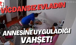 Vicdansız evladın annesine uyguladığı vahşet!