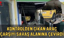 Kontrolden Çıkan Araç Çarşıyı Savaş Alanına Çevirdi