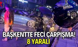 Başkentte Feci Çarpışma: 8 Yaralı