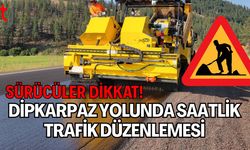 Sürücüler Dikkat! Dipkarpaz Yolunda Saatlik Trafik Düzenlemesi