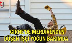 Girne’de Merdivenden Düşen İşçi Yoğun Bakımda