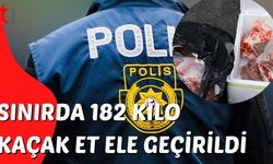 Sınırda 182 Kilo Kaçak Et Ele Geçirildi