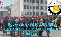 Koop-Sen Grevi 9. Gününde: Çalışanlar Başbakanlık Önünde Nöbette