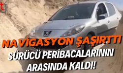 Navigasyon Şaşırttı, Sürücü Peribacalarının Arasında Kaldı!
