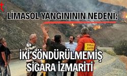 Limasol Yangınının Nedeni: İki Söndürülmemiş Sigara İzmariti