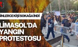 Binlerce Kişi Sokağa İndi: Limasol'da Yangın Protestosu