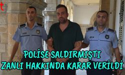 Polise Saldırmıştı  zanlı hakkında karar verildi