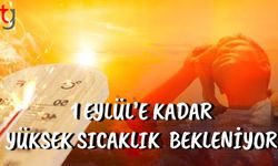 1 Eylül’e Kadar Yüksek Sıcaklık ve Kuvvetli Rüzgar Bekleniyor