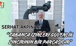 Serhat Akpınar: Tabanca İzinleri Güvenlik Zincirinin Bir Parçasıdır