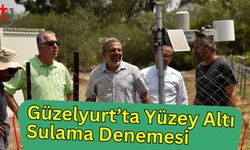 Güzelyurt’ta Yüzey Altı Sulama Denemesi