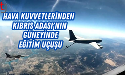 Hava Kuvvetlerinden Kıbrıs'ın Güneyinde Eğitim Uçuşu