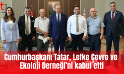 Cumhurbaşkanı Tatar, Lefke Çevre ve Ekoloji Derneği’ni kabul etti