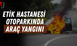 Ortaköy’de Park Halindeki Araçta Yangın
