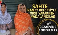 Sahte ikamet belgesiyle Ercan’dan giriş yapmak isteyen iki kişi cezaevine gönderildi