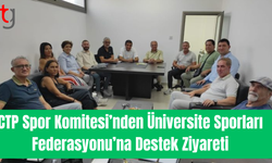 CTP Spor Komitesi’nden Üniversite Sporları Federasyonu’na Ziyaret