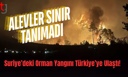 Suriye’deki Orman Yangını Türkiye’ye Ulaştı!