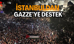 İstanbul'da Gazze'ye destek yürüyüşü